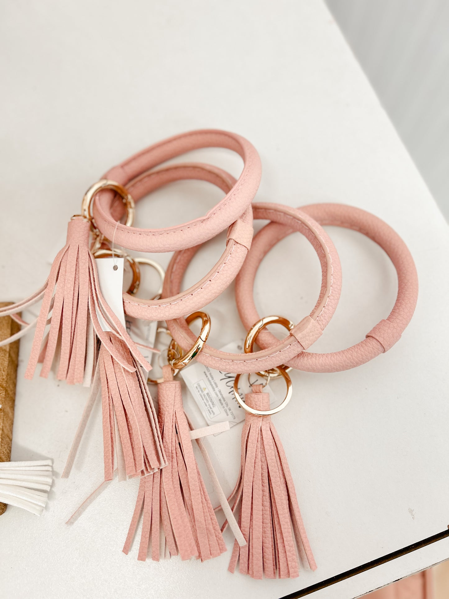 Pink Wristlet Keychain