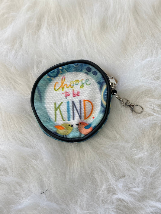 Choose to be kind coin pouch