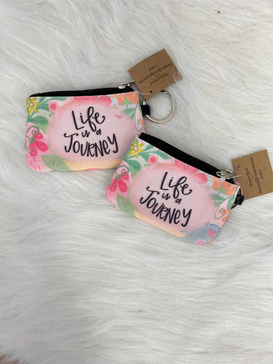 Life is a Journey ID Holder/Coin Pouch