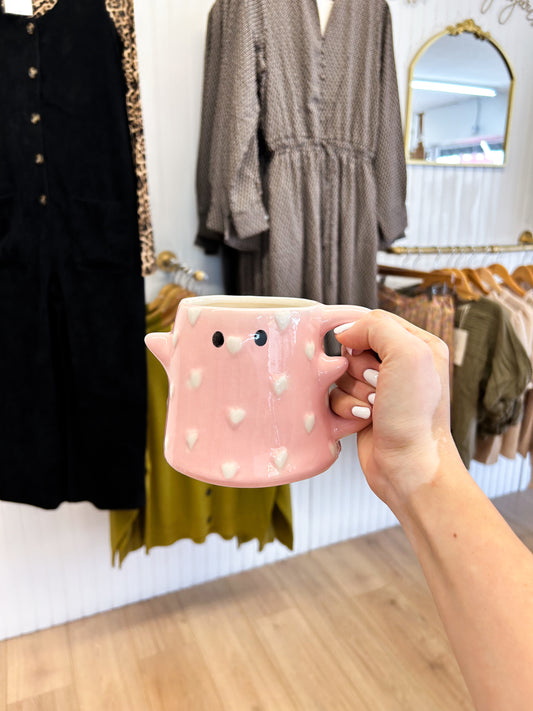 Pink Ghost Mug