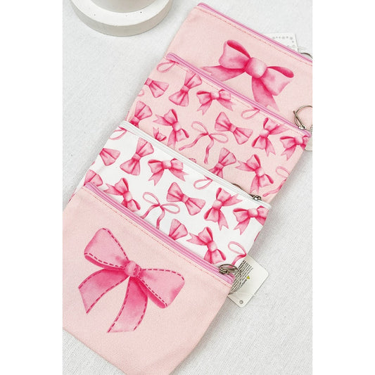 Zippered Bow Pouch