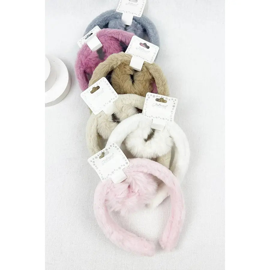 Fuzzy Headband & Scrunchie Set