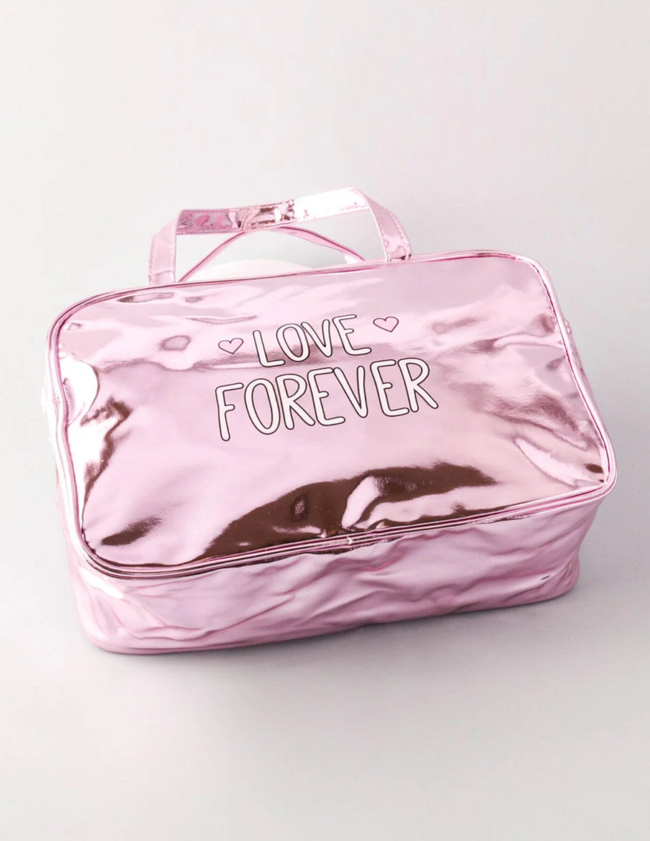 Love Forever Large Travel Cosmetic Bag