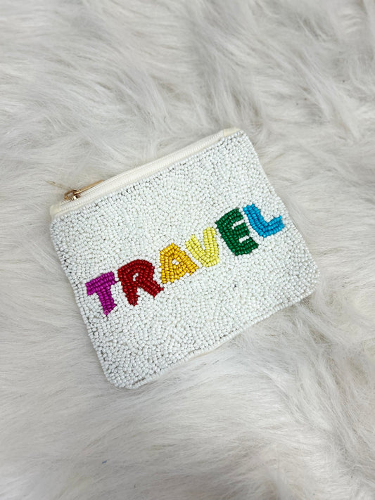 Travel Beaded Coin Purse