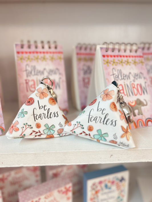Tiny Triangle Bag - Be Fearless