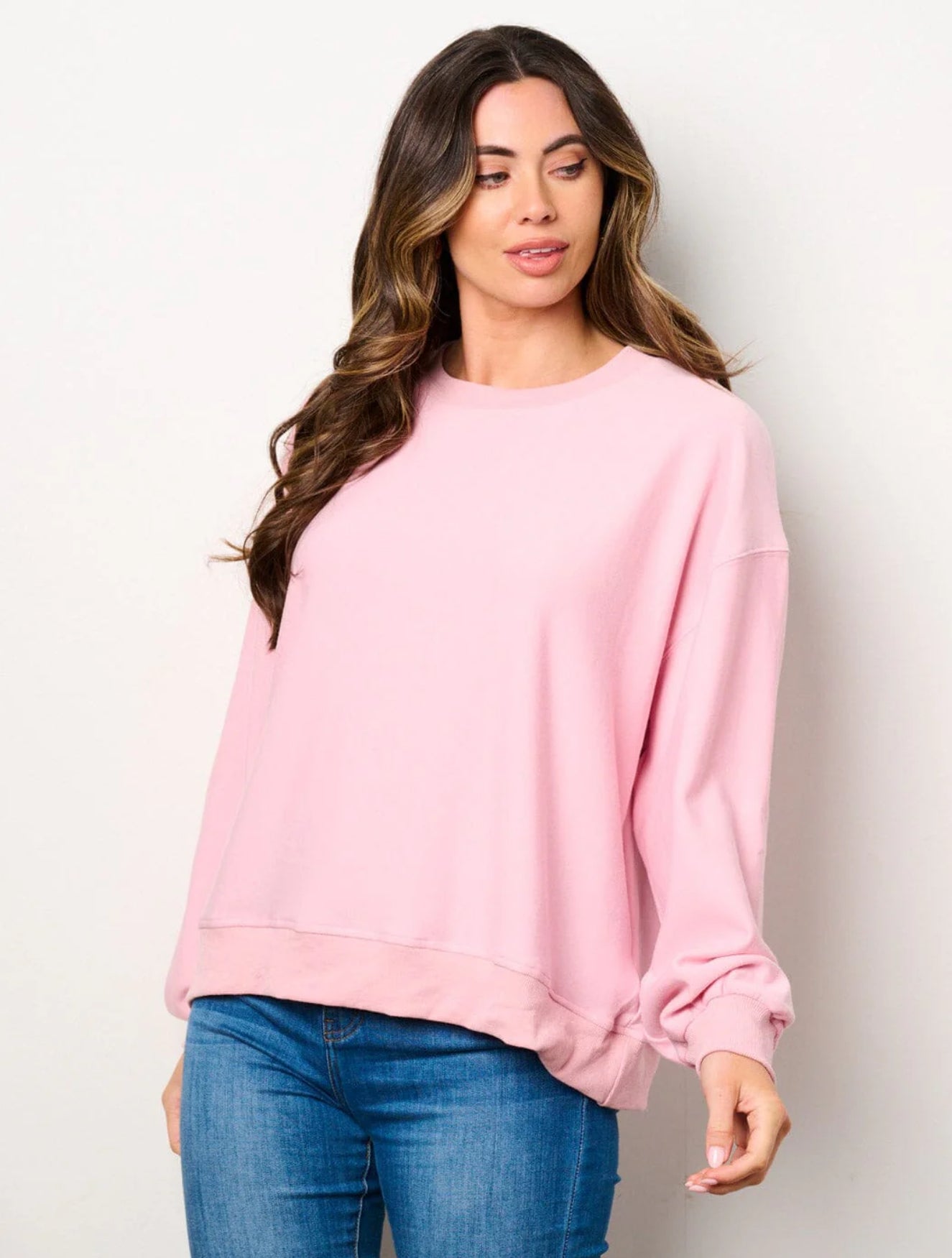 Pink Hope Love & Joy Graphic Sweater