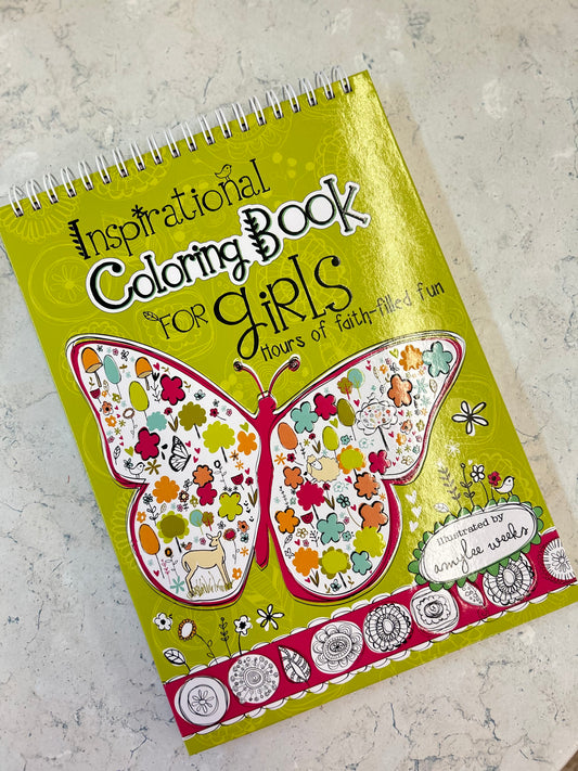 Girls Inspirational Coloring Book