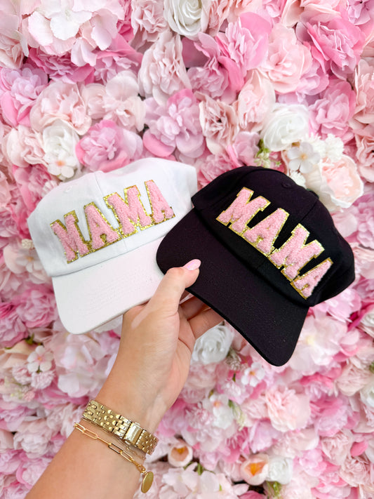 Mama Letter Patch Cap