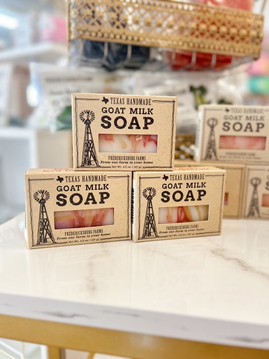 Texas Ruby Red Grapefruit Goat Milk Bar Soap