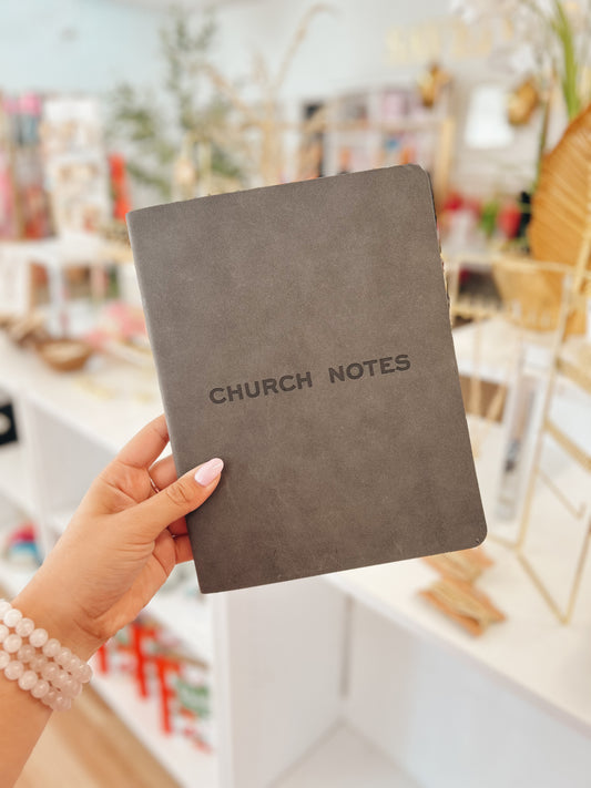 Suede Church Notes Journal