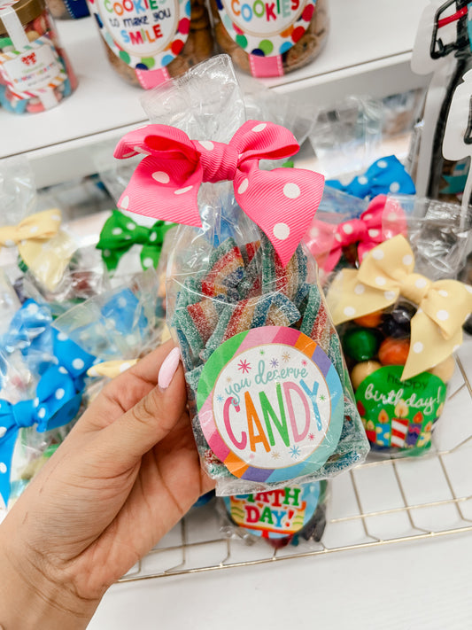 Candy Bags - You Deserve Candy