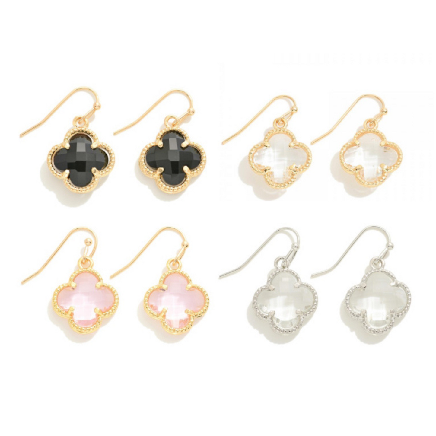 Carly Clover Dangle Earrings
