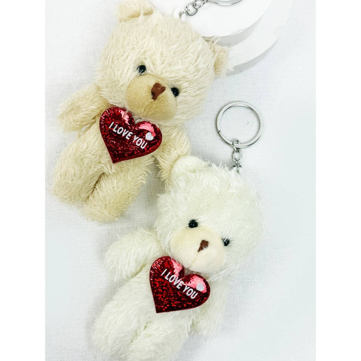 I Love You Bear Keychain