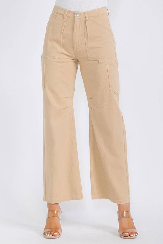 Bri Wide Leg Denim Pants