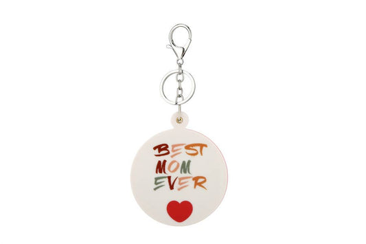 Best Mom Ever Key Chain Mirror