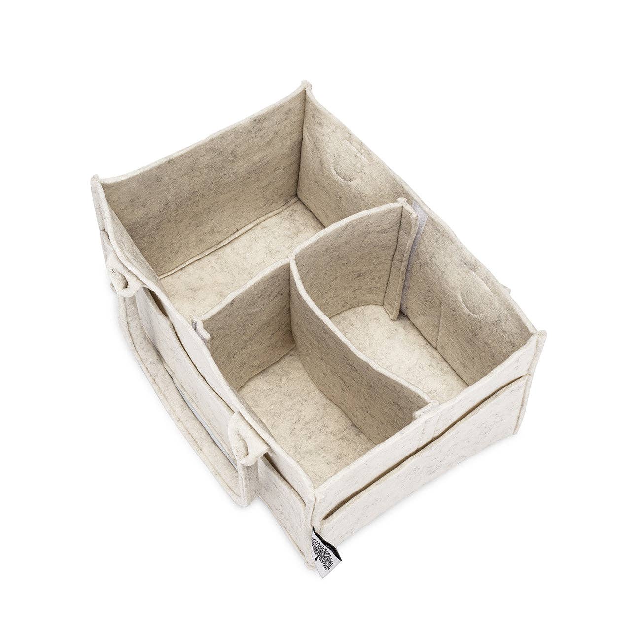 Parker Baby Co. -Diaper Caddy in White