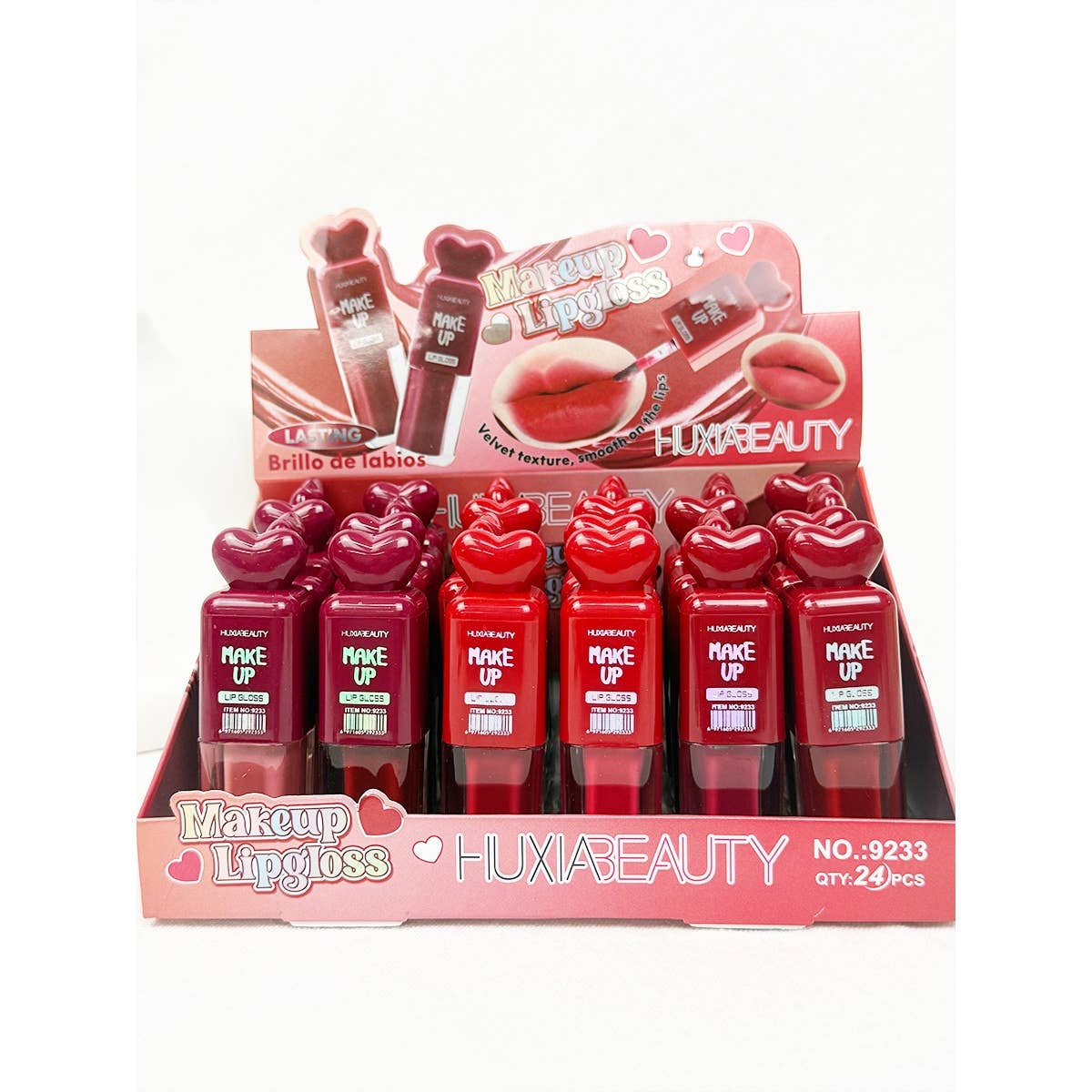 Red Heart Lip Gloss/Makeup