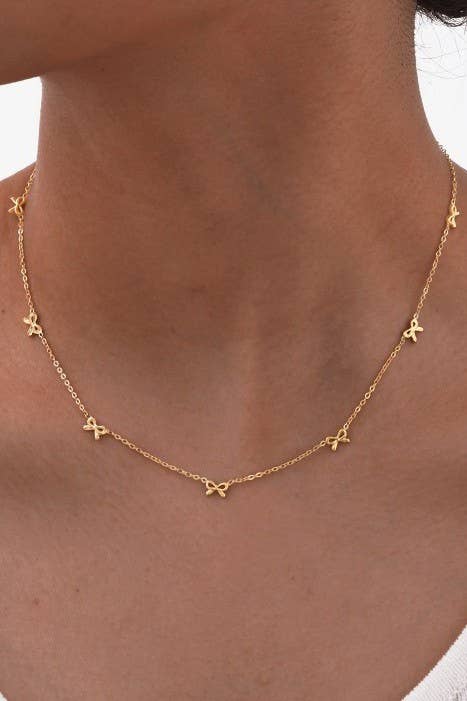 Abbie Bow Necklace