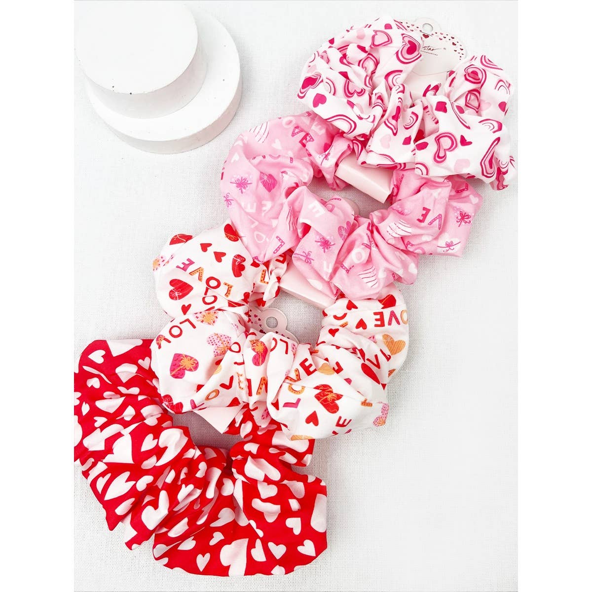 Valentines Jumbo Scrunchies