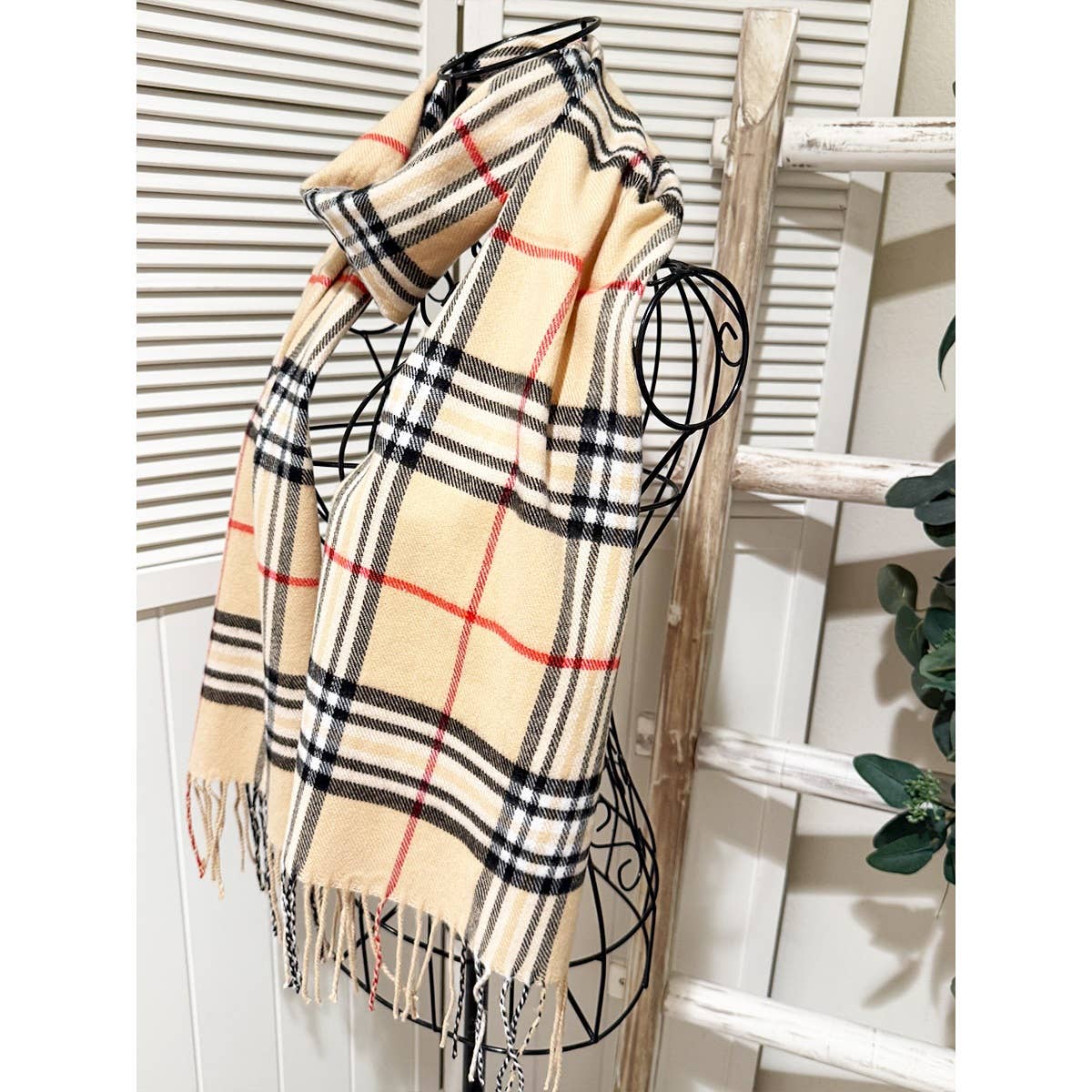 Plaid Scarve