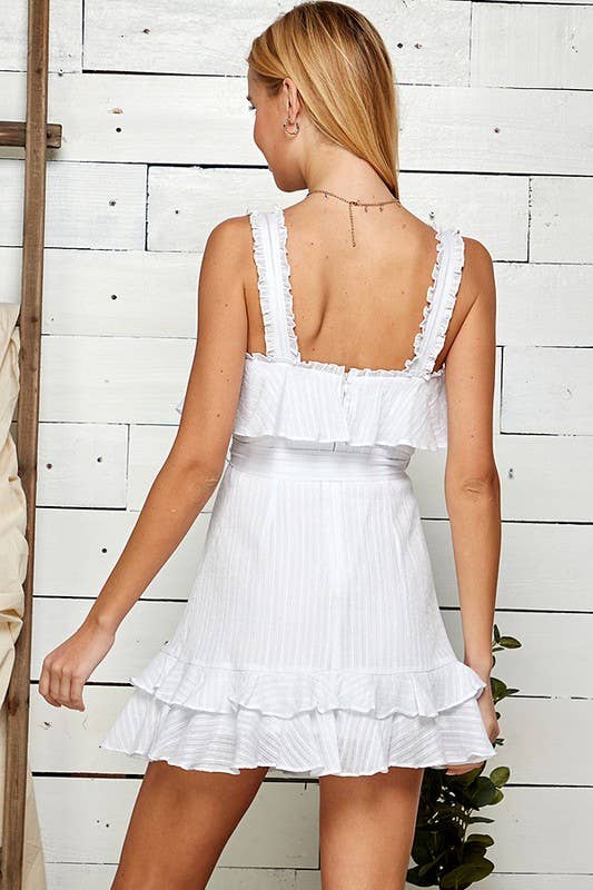 Miranda Ruffle Mini Dress