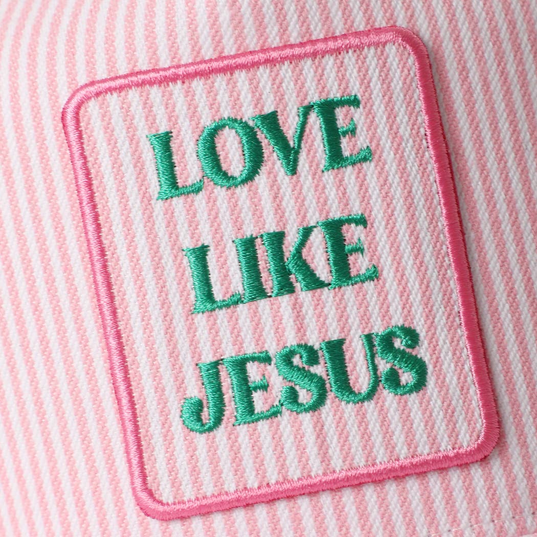 Love Like Jesus Embroidered Trucker Hat