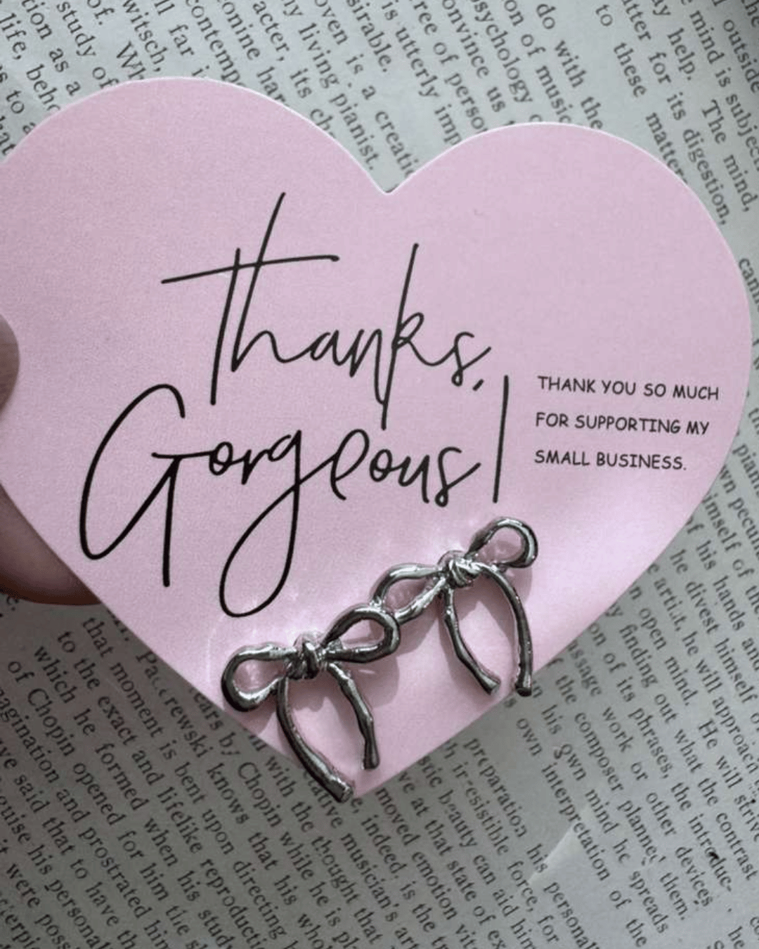 Thanks Gorgeous Bow Earrings
