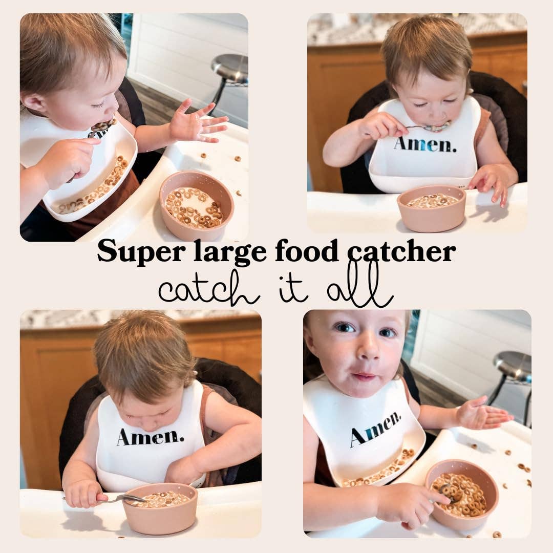 Amen. - Soft Waterproof Silicone Bib