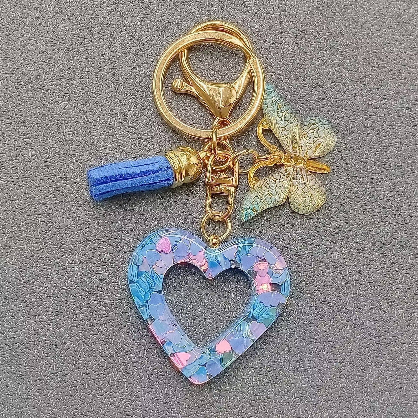 Heart & Butterfly Keychains