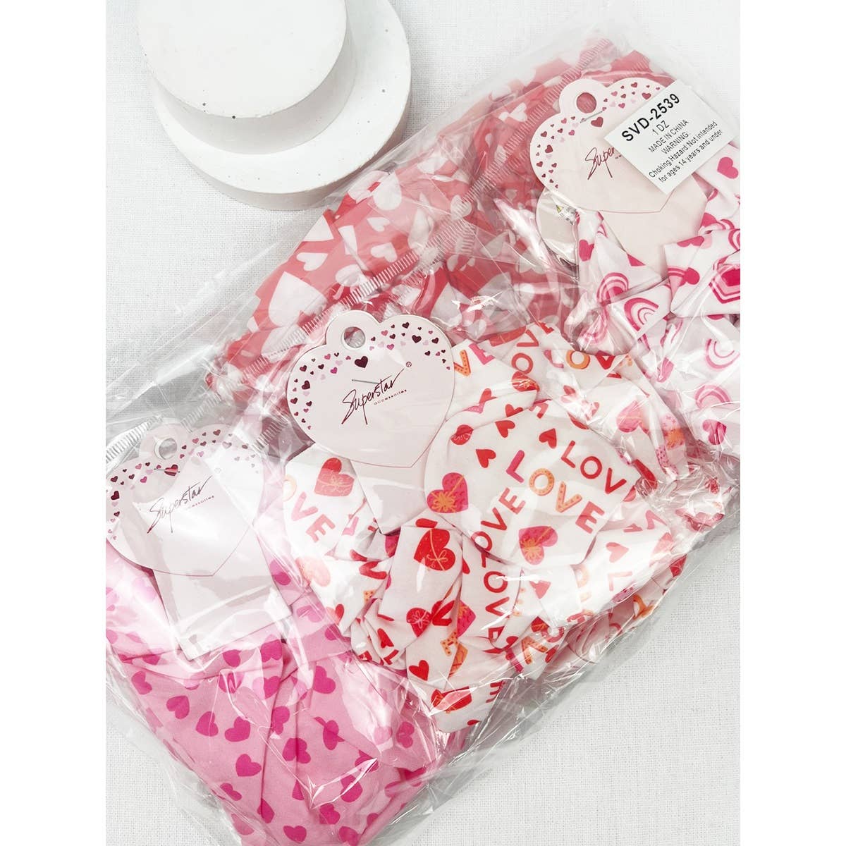 Valentines Jumbo Scrunchies