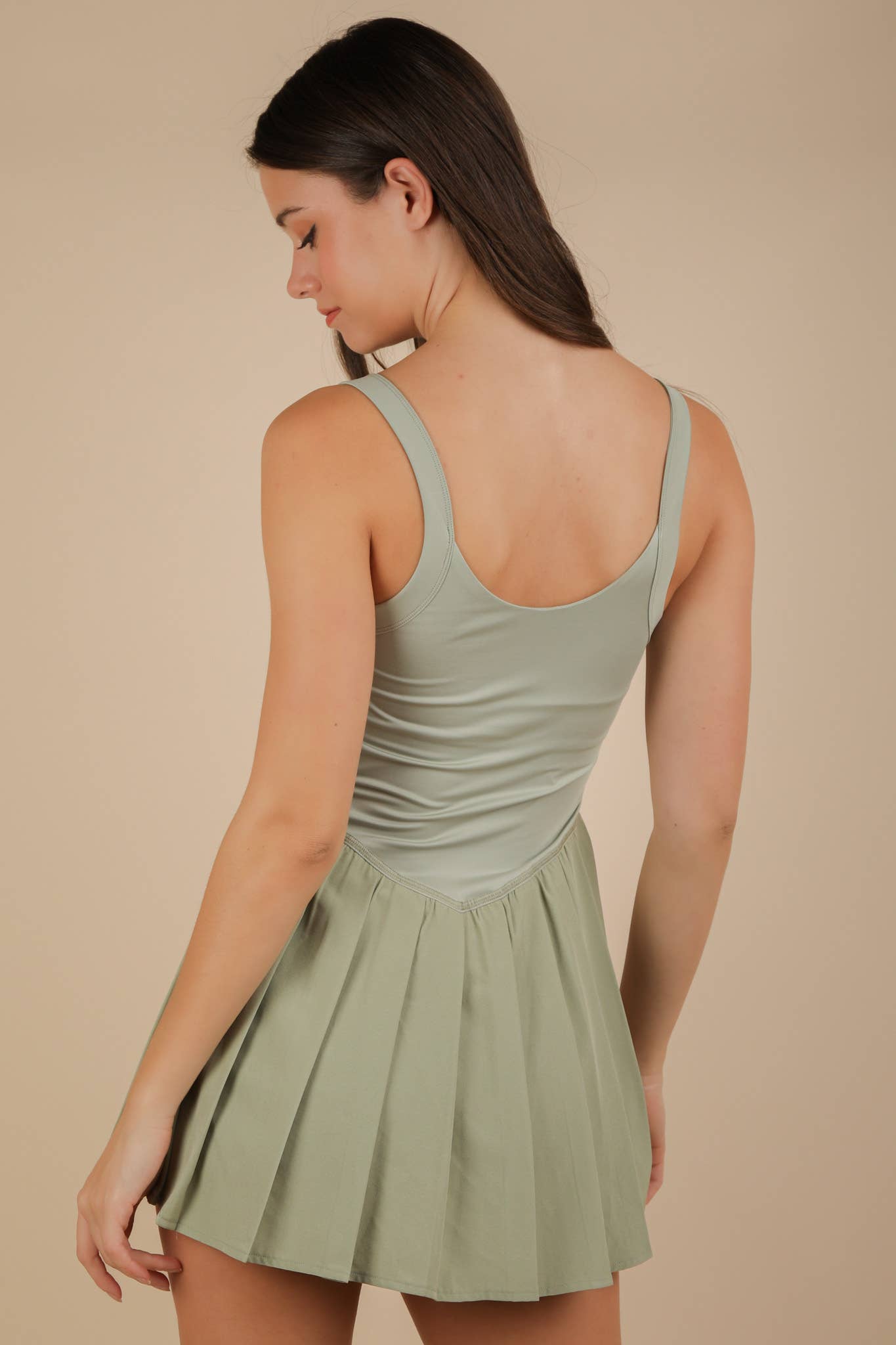 Nancy Pleated Workout Dress