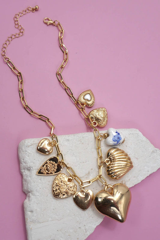 Piper Ceramic Heart Necklace
