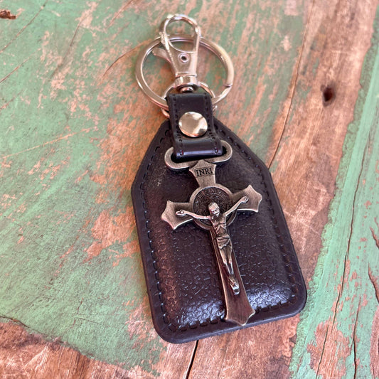 Mary Leather Keychains