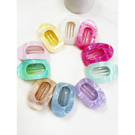 Flat Hair Claw Clips
