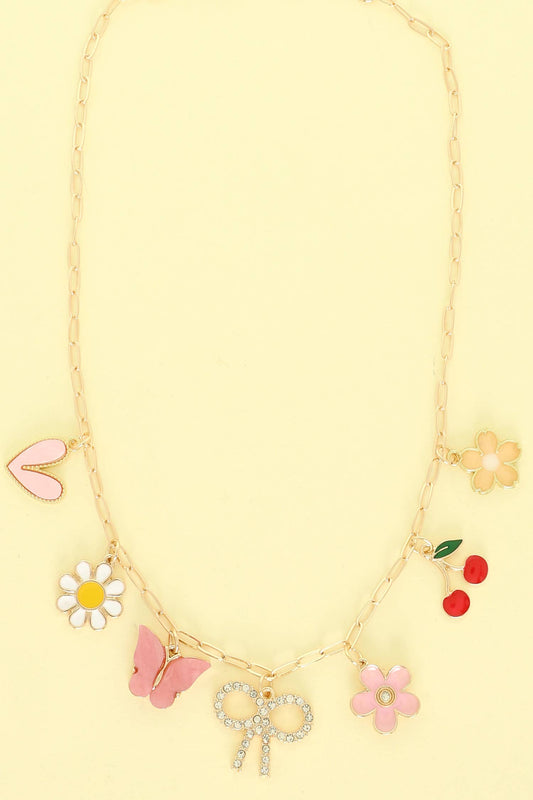 Hannah Girls Charm Necklace