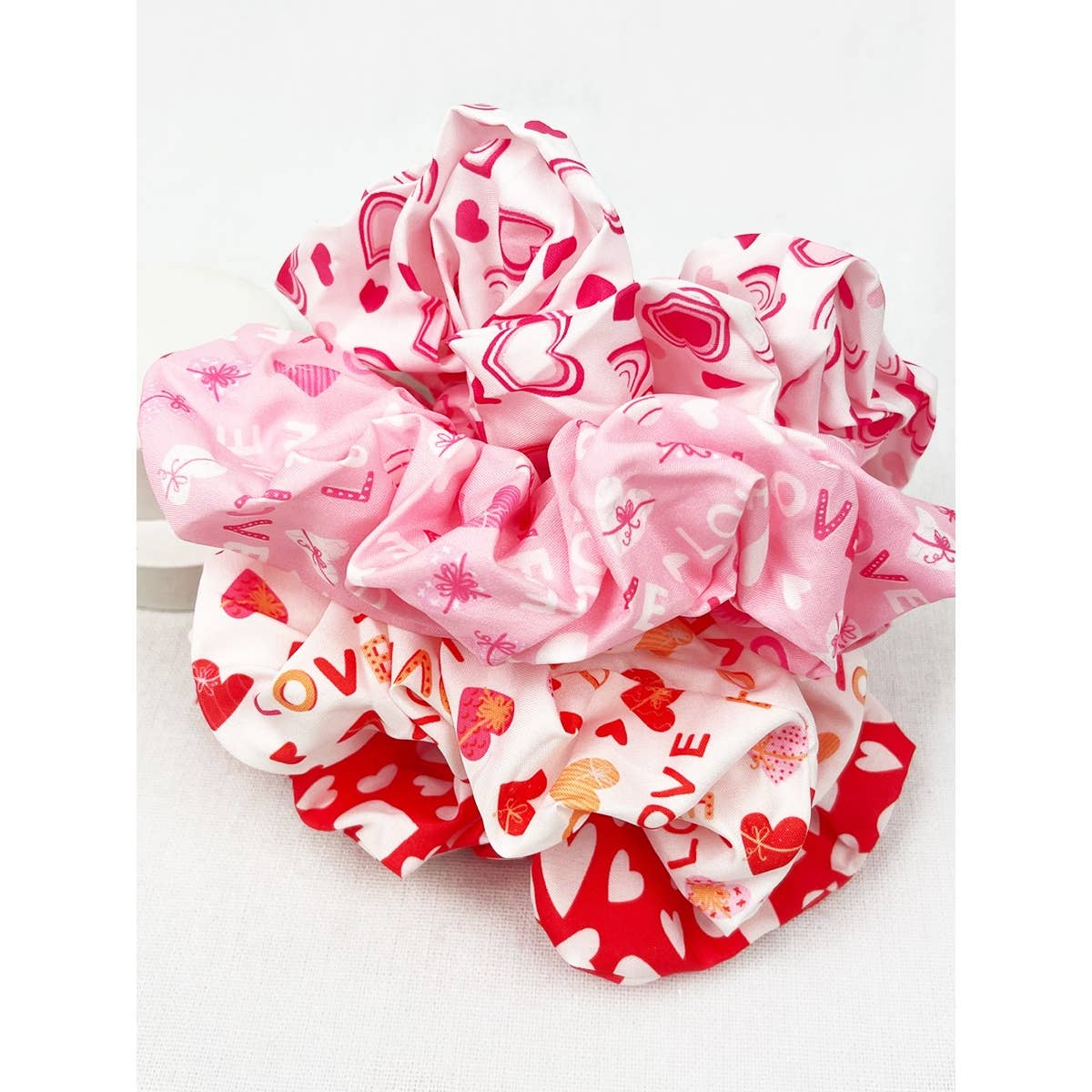 Valentines Jumbo Scrunchies