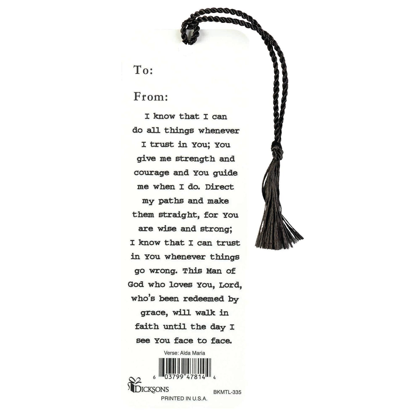 Dad Tassel Bookmark