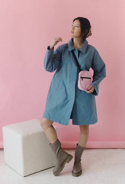 Leather Piggy Crossbody Sling