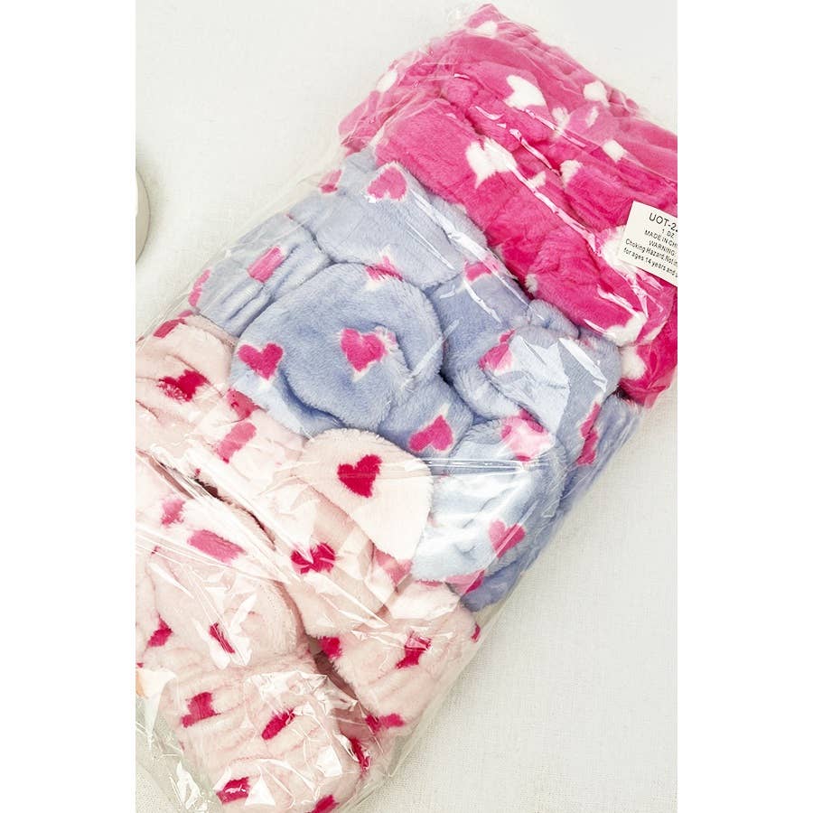 Heart Print Spa Headband