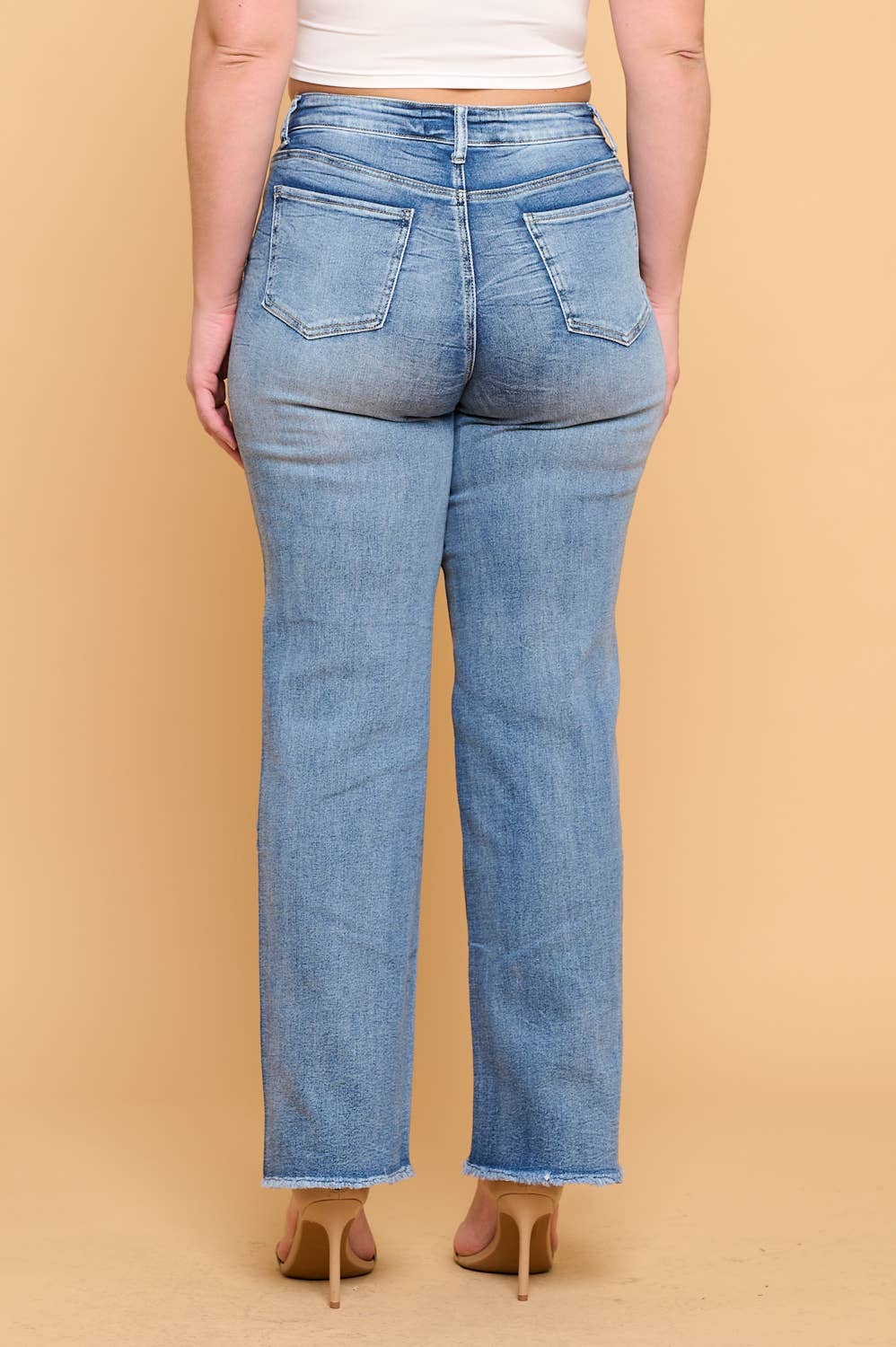 Monroe High Waisted Vintage Wash Jeans