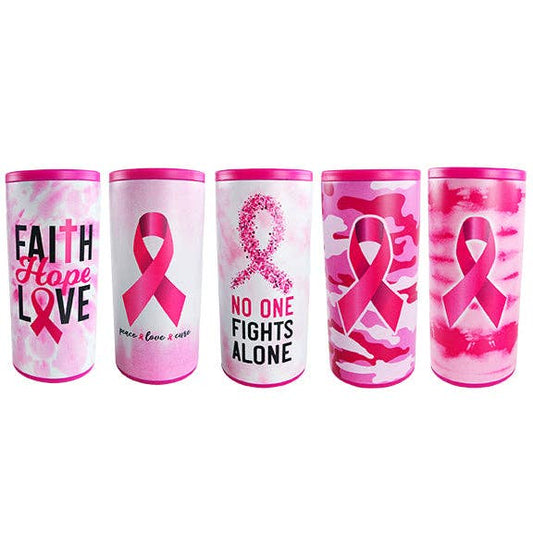 Breast Cancer Awareness Slim Can Cooler