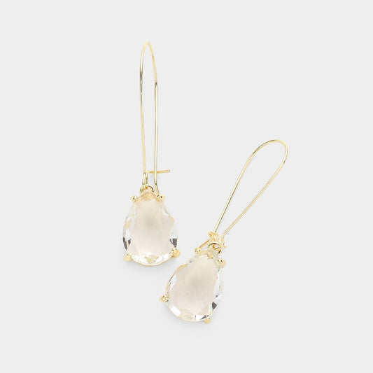 Teardrop Stone Earrings