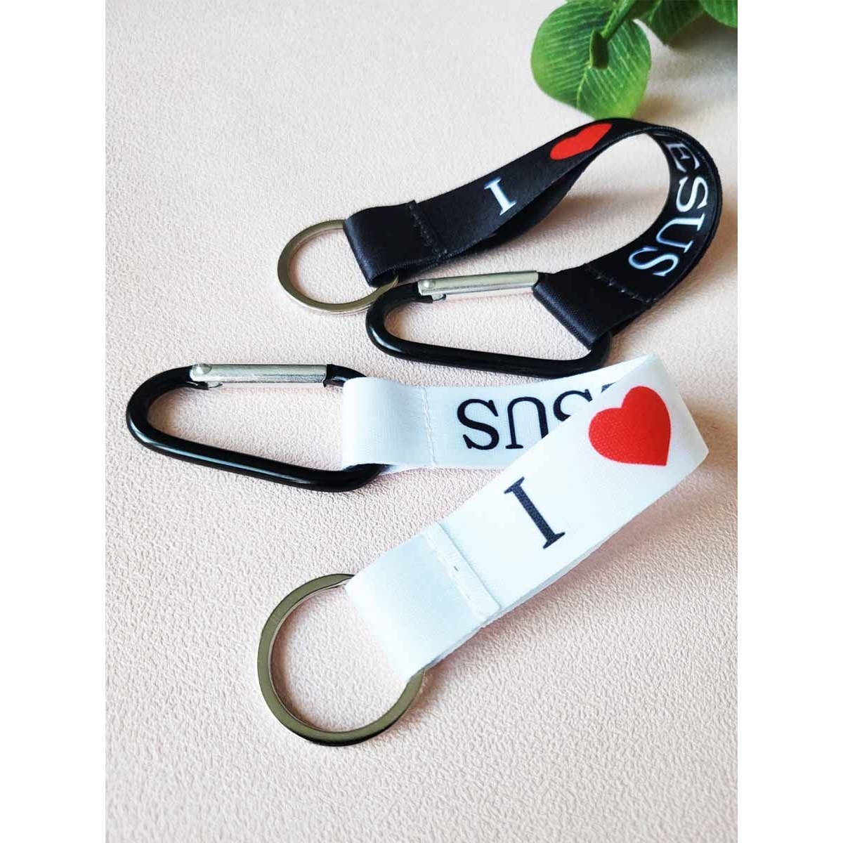 I Love Jesus Lanyard Keychain