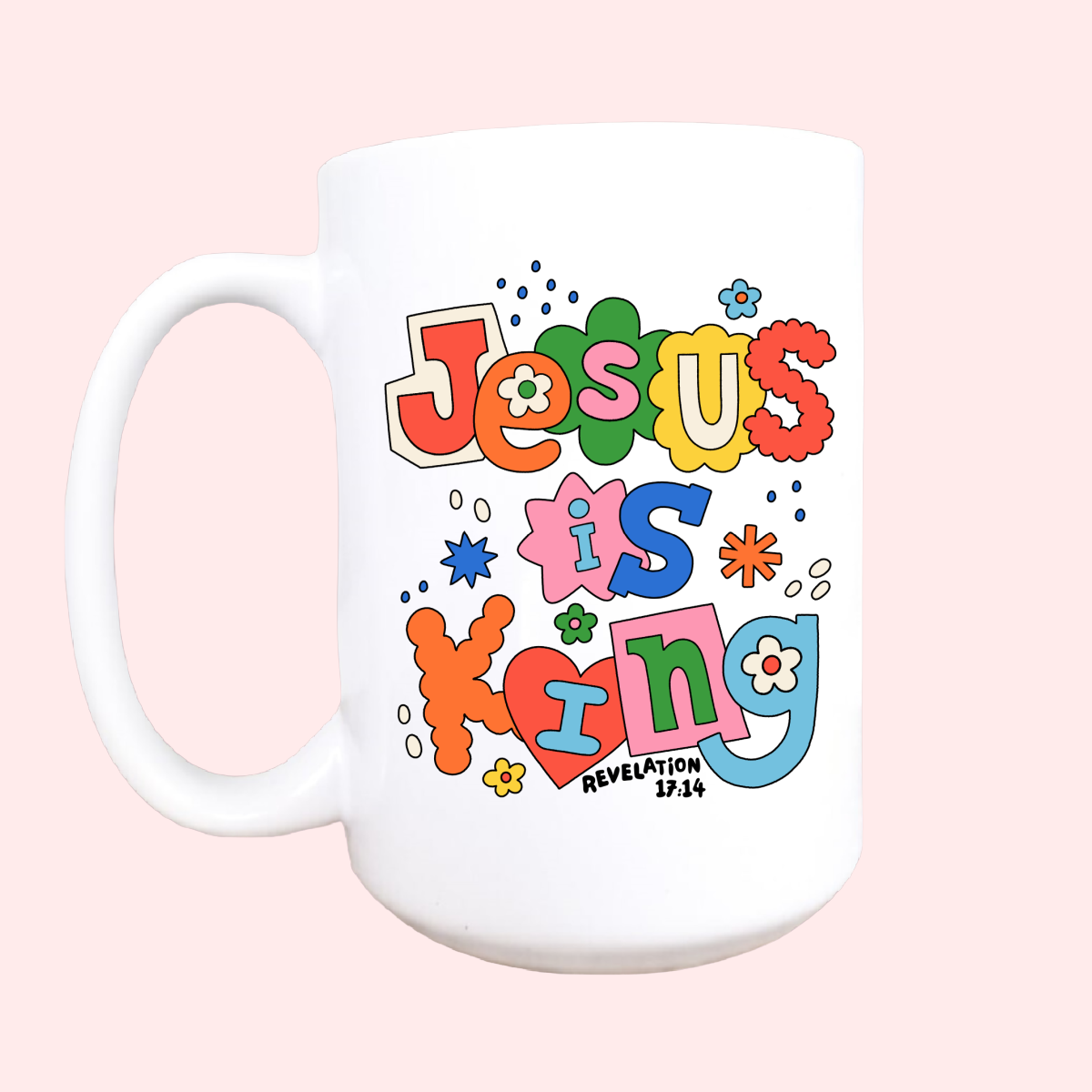 Jesus is King Mug