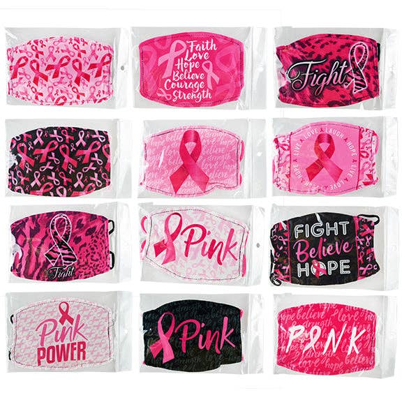 Breast Cancer Awareness Face Cover