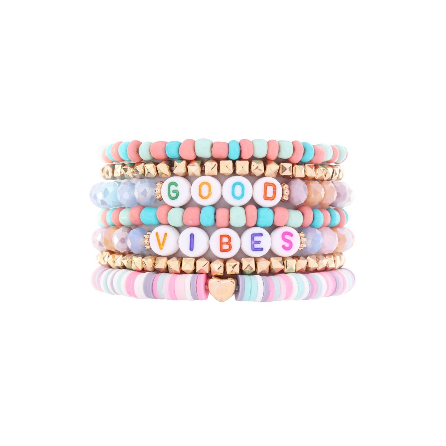 Good Vibes Stackable Bracelets