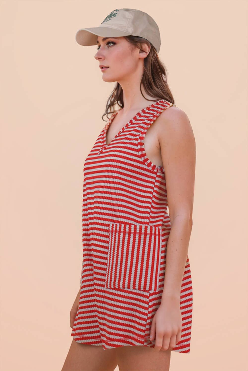 Lindsey Striped Romper