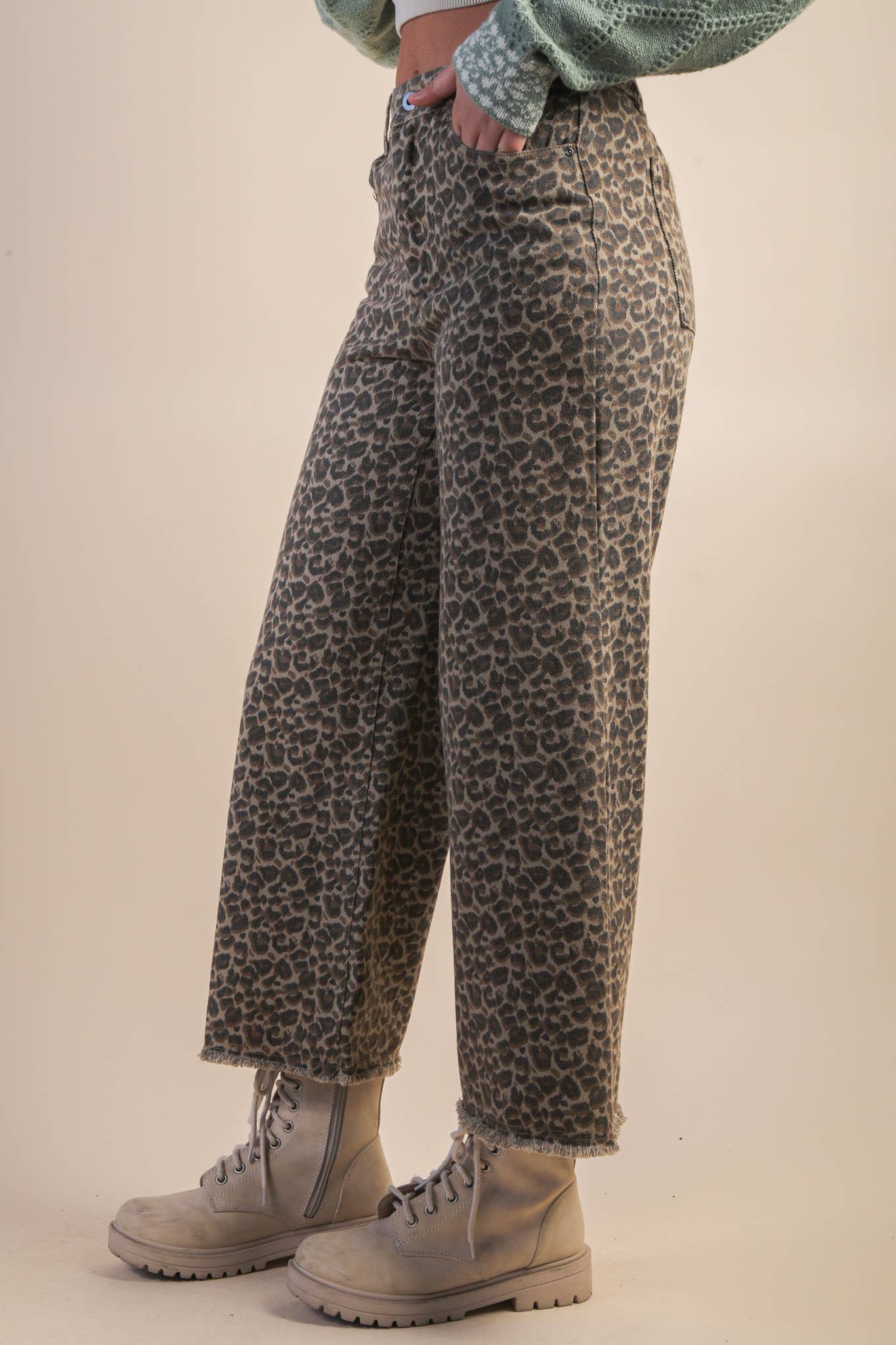 Hailey Leopard Jeans