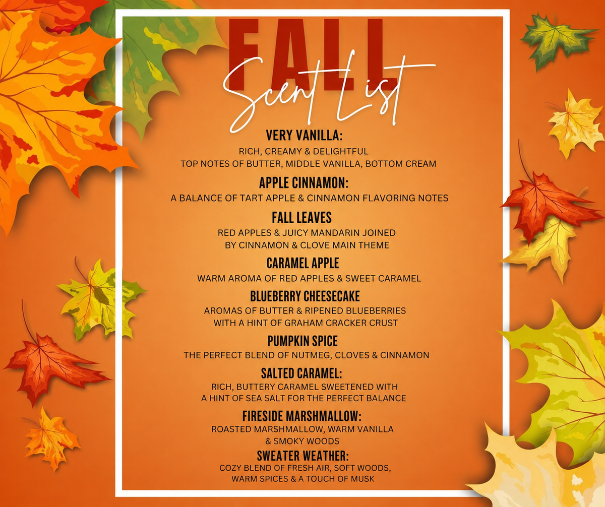 Fall Leaves Room and Linen Spray