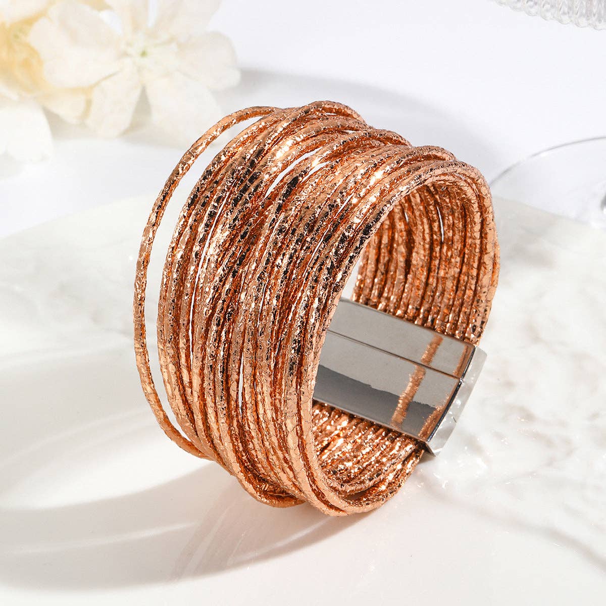 Rachel Leather Bracelet